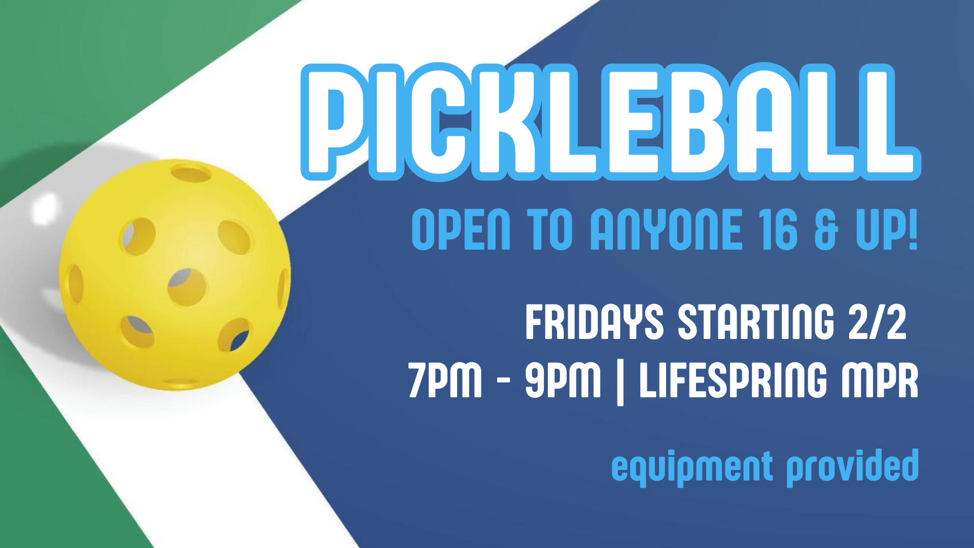 Pickleball – Lifespring Christian Church